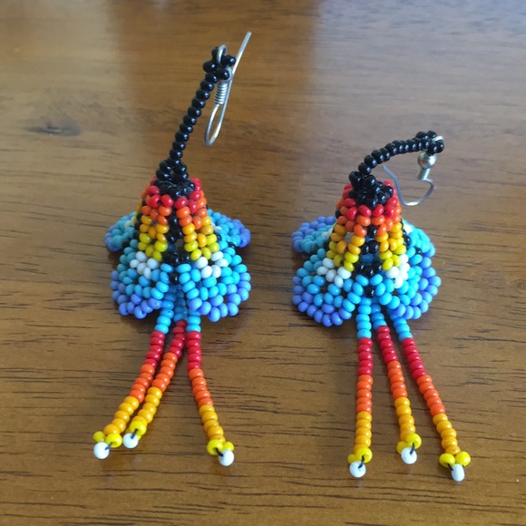 Columbian Bead Earrings - Picture 3 of 3